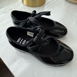 Black Patent Bloch Annie Tyette Tap Shoes  - Toddler